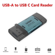 ONTEN CR631 USB-A USB-C TO 2in2 SDXC TF 4.0 Card Reader Compatible with SD/SDXC micro SD(TF)