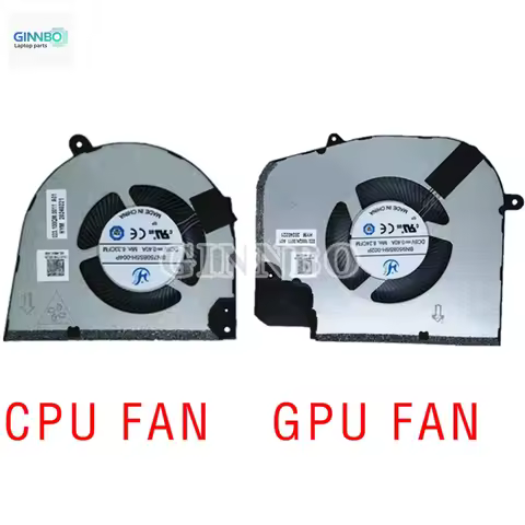 New Laptop CPU GPU Cooling Fan for Dell Inspiron 16 Plus 7620 Vostro 16 7620 GTX3050 Series FP66 FP6