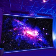 Psyhilar Black Light Posters for Adults, Galaxy Blacklight Tapestry Trippy Space Wall Star Purple UV