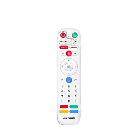 M6 remote control is compatible with the IMETBOX 8K Ultra HD streaming media player. It comes with a