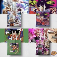 【Original】Beg galas tepi Tote bag anime Qi Dragon Ball Canvas Bag Sun Wukong Shoulder Bags Beauty To