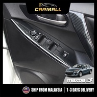 Mazda 3 BL 2nd Gen 2008 - 2013 Carbon Fiber Windows Switch Panel Cover Fit Mazda BL CarMall Car Acce