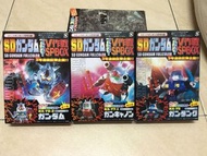 限定 特別版  Gundam SD 高達 雷射大炮 雷射坦克 彩色透明一套三款