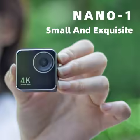 4K 60FPS Mini Sports Action Camera 4K Vlog Camera Waterproof EIS Outdoor Helmet Mini Cam 1080P 120FP