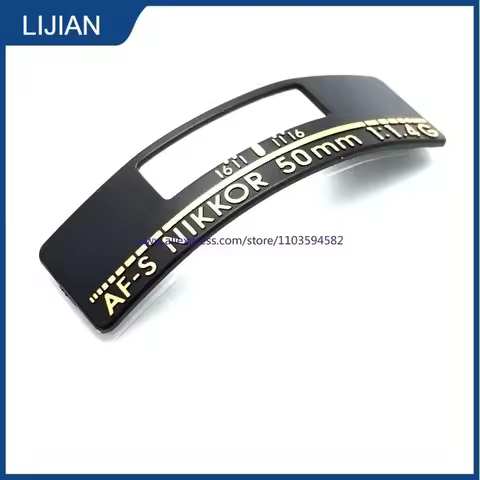 Brand New Number Logo LOGO Nameplate Label Replacement for Nikon AF-S 50mm 1:1.4 G 50 -1.4G Camera R