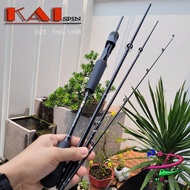 Carbon travel 4-piece lure fishing rod, KAI Spin