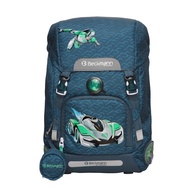 BECKMANN Decompression Ridge Protection Children's School Bag (Green Supercar) 22L Norway Daigou Mos