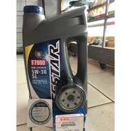 Oli Mesin Suzuki Sae 5W-30Sl Dan Oli Filter Untuk Mobil New Carry,Futura,Ertiga,Grand Vitara,Apv,Scr