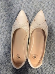 Santa Barbara Polo & Racquet Club 白色女裝平底鞋 36碼