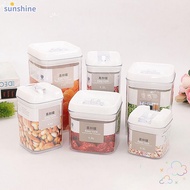 SSUNSHINE Airtight Food Container, Leak Proof 0.5L 0.8L 1.2L1.9L Food Storage Container, Special Des