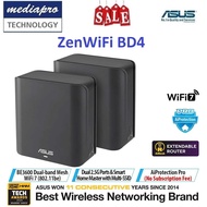 ASUS ZenWiFi BD4 2-Pack Dual-band WiFi 7 Mesh, 3600 Mbps, 4900 sq.ft , Dual 2.5G Ports - 3 Year Asus