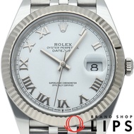 Rolex Datejust 41 Men's Watch Jubilee Datejust 41 126334 Box Warranty Card K18WG/SS Men's Watch Whit