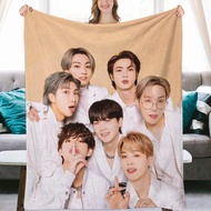 BTS BTS BTS Blanket KPOP Men's Group ARMY Flannel Blanket Nap Air Conditioning Blanket