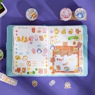 ✾ 100 Lembar Sticker Washi Cute Decorative Sticker Kawaii Sticker 06