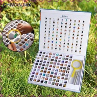 [chiwanji4x] Geology GEM Kit for Kids with Collector Boxwith Display Case for Classroom