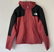 The north face 女裝紅黑色外套-S