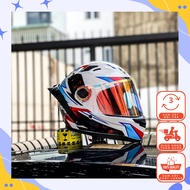 (Free bag and KYT stamp) AGU Fullface Helmet Genuine Dargon Boy stamp with wind tail 2025