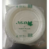 PP-9"/6.5" PLATE/Big Plate/Small Plate [ 50pcs± ]/Disposable PP Plastic Plate -  9"/6.5" Party Plate