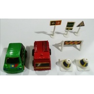 READY STOCK CITY WORKING PLAY SET TRAFFIC TOY (68 IN 1) FOR KIDS PLAYING FUN AND EDUCATION