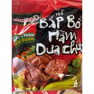 (Combo of 10 packs) Omachi noodles with beef shank stewed with Diamond pickles