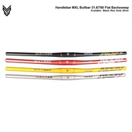 HANDLEBAR HANDLEBAR MXL BULLBAR OVERSIZE 760MM FLATBAR BACKSWEEP