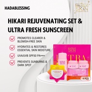 HIKARI Ultra White Premium Rejuvenating Set & Hikari Ultra White Sunscreen & Hikari Tinted Sunscreen