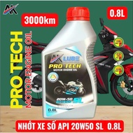 AK PROTECH 20W50 SJ LUBRICANT OIL BOTTLE 0.8L/1L