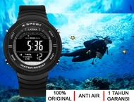 Jam Tangan Pria Anti Air  [ BISA UNTUK BERENANG ] - Jam Tangan Sport - K-SPORT   LASIKA - Multi Fitu