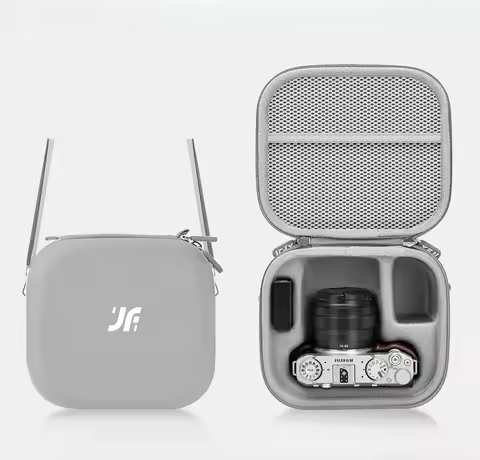 XFJI Travel Carrying Case for FUJIFILM X-M5/X-T50/X-T30 Organizer Storage Bag PU Shoulder Bag Portab