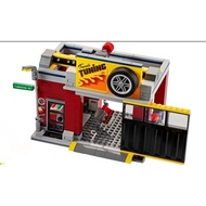 ~ FB ~ Lego City Treads Tuning Workshop Building & Female Mechanic MF CTY1102 60258 *