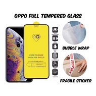 [Secured Pack] Oppo Reno 2/Reno 2F/3/3 pro/4/5/6/6Z Full Tempered Glass Screen Protector