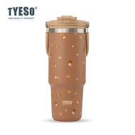 TYESO Wildwood Petals Roamer Tumbler Dual Sip Stainless Steel Temperature Retention (900ml/30oz) TS-