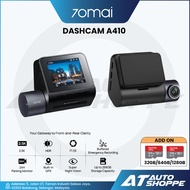 70mai A410 Dash Cam (Front 2.5K + Rear 1080P) Dual Channel HDR Car DVR