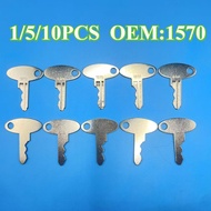 1/5/10 Key 1570 for Ford New Holland Tractor Yushin Seiki Shibaura Perkins 1520 1530 1620