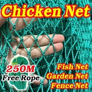 2024 [100 Meters] 50M 20M 12Ft, 10Ft, 8Ft, 9Ft Chicken Range Poultry / Fish Net Bef