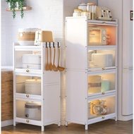5 Layer Storage Cabinet with Doors Rak Bertutup Viral Kitchen Rak dapur Kitchen Rack