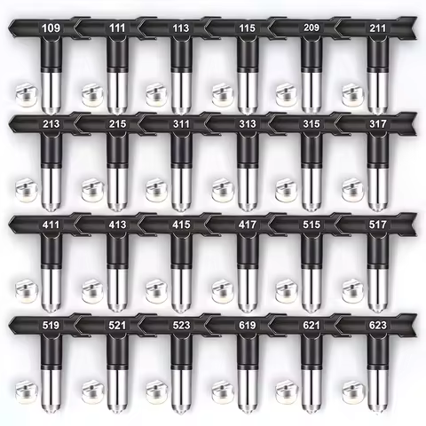 Reversible Anti-Clog Airless Spray Tip 109/209/315/517/519/625 Nozzle Sprayer Airbrush Tip for Airle