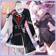 March 7th Honkai Star Rail Evernight Cosplay Outfit with Wig and Accessories
