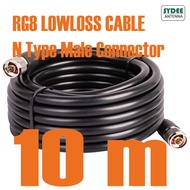 สายนำสัญญาณ Cable RG8-LL lowloss พร้อมเข้าหัว สำหรับเราเตอร์ 4G และชุดขยายสัญญาณ 3G/4G/5G