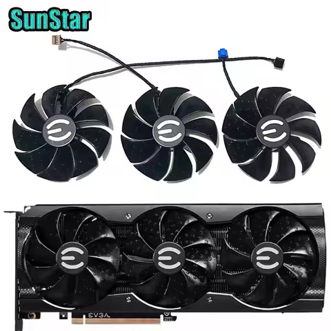 New Original PLD09220S12H T129215SU 87MM 4PIN 12V 0.55A Graphics Card Cooling Fan,For EVGA RTX 3070 