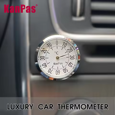 KANPAS Luxury hygrometer and mini Temperature sensor for car and motorcycle / Quality Thermometer /C
