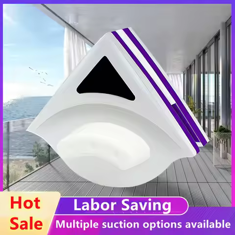 Double Side Magnetic Window Cleaner Magnetic Brush Glass Window Wiper Cleaner Window Glass Brush for