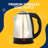 [Ready Stock] Stainless Steel 304 2L Electric Kettle Ketel Teko Jug Cerek Elektrik Tea Maker Hot Water Pemanas air panas