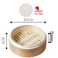 Mini Steamer Small Cage Drawer Household Steamed Buns Dumplings Steamed Meat Steamed Bamboo Double-E