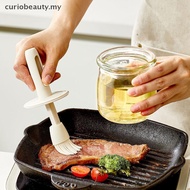 【CBMY】  Telescopic Oil Brush Bottle, Glass Oil Bottle, Kitchen Baking Oil Brush, Outdoor Barbecue Oi