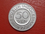 1959 Indonesia 50sen UNC Coin