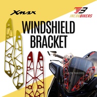 YAMAHA XMAX250 XMAX300 XMAX 250 300 WINDSHIELD WINDSCREEN VISOR BRACKET HOLDER ACCESSORIES RED GOLD
