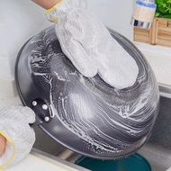 New Wire Dishwashing Gloves Kitchen Multifunctional Cleaning Dishwashing And Silver Gloves E1f7
