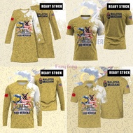 Family Set Jersey Merdeka 68th Baju Merdeka Warna Kuning Cotton 2025 Baju Muslimah Plus Size jersey 