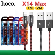 สายชาร์จ Hoco X14 Max Ice Fire for Lightning Micro USB สายมีความยาว 1และ2เมตร **สินค้าพร้อมส่ง** รับประกัน 60 วัน